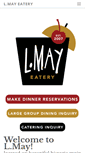 Mobile Screenshot of lmayeatery.com